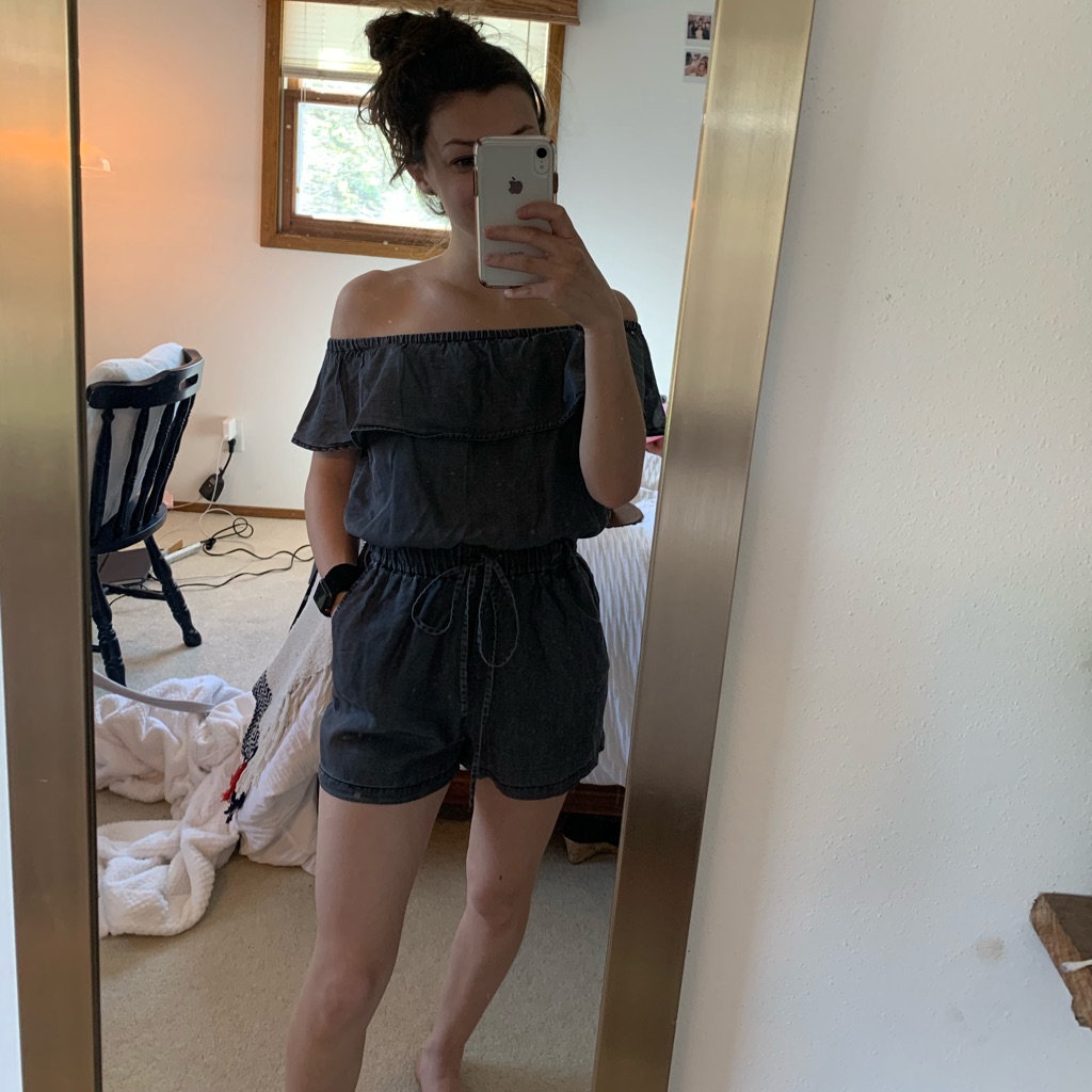 Gray Romper!!